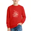 Sudadera Casual de Marca Popular y de Moda para Niños, Estilo Americano Elegante con Estampado de Letras, Manga Larga, Cuello Redondo, Chaqueta de Primavera Transfronteriza