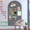 Pegatinas de Pared de Fieltro Rayado Arqueado en Stock de Fábrica Transfronteriza Decoración de Pared para el Hogar Pizarra Creativa Autoadhesivas sin Taladro