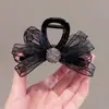 Elegante Pasador de Pelo con Lazo Estilo Francés con Acabado de Alta Gama, Pequeño Pasador para la Parte Trasera de la Cabeza, Adecuado para Mujeres con Menos Cabello, Accesorio para el Cabello para Recogidos a Medio Hacer
