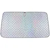 Parasol para Ventana Trasera de Coche Tela Plateado Titanio Protección Solar y Aislamiento Térmico Parasol para Parabrisas Delantero de Coche Panel Bloqueador de Luz para Ventana Trasera de Coche