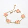 CDD Nova Pulseira de Flor de Ameixa Pulseira Fritillaria Dupla Face AliExpress Amazon Comércio Exterior Transfronteiriço E-Commerce Supply