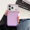 Funda de color sólido mate, simple y elegante, adecuada para iPhone 17 Pro Max, Apple 16 y iPhone 15, anticaídas para mujer