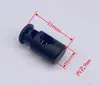 Fivela de mola destacável de furo duplo Almofada em forma de U Almofada de pescoço Fivela de mola de plástico Almofada Ajustável Corda redonda com fivela dupla