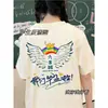 Camiseta Uniforme de Graduación Firma Pintada a Mano Guardería Manga Corta Regalo Conmemorativo Estudiantes de Secundaria DIY Autorretrato Personalización