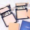 Polvo de maquillaje Pastel Mate Niebla Superficie Ligero Natural No Fácil de Quitar Maquillaje Duradero Control de Aceite Corrector Impermeable A Prueba de Sudor Seco y Húmedo Uso Dual