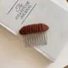 Novo Pente Peludo de Alta Qualidade Acessório de Cabelo para Meninas, Presilha de Cabelo de Tricô Outono e Inverno, Ornamento de Cabelo Elegante Presilha Lateral, Grampo para Cabelos Soltos