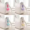 Cadena para Teléfono, Llavero, Colgante para Bolso, Accesorio de Moda Creativo de Nicho Popular Transfronterizo Temu Chica Corazón de Crema