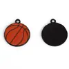 [Original] Colección de Bolas Fútbol Voleibol Rugby Baloncesto Gota de Aceite Aleación Accesorios Colgante Pulsera