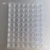 Múltiples modelos venta directa de fábrica transparente rejilla redonda agujero redondo blíster ferretería electrónica componentes electrónicos automotrices caja de blíster