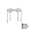 Stock Listo Botones de Cheongsam Hechos a Mano con Cuentas Botones de Perlas Burbuja de Cristal Tendencia Nacional Vestido Dinastía Han Botones Decorativos de Moda Accesorios