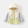 Jaqueta Infantil Jq Jingqi à Prova de Três Elementos, Jaqueta de Bebê Quente Impermeável Acolchoada Três em Um, Roupa de Outono e Inverno para Meninos e Meninas
