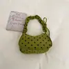 Bolso de Hombro Plegado con Lunares Estilo Coreano para Mujer 2026 Nueva Moda Gran Capacidad Alto Valor Nicho Bolso de Mano para Viaje