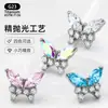 Ventas directas desde la fábrica de origen: Aretes de mariposa de aleación de titanio G23, Tachuelas para cartílago de la oreja de aleación de titanio grado implante ASTM F136