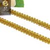 Renda de centopeia com fio dourado e prateado versão criptografada direto da fábrica código de barras Herringside renda Lolita em estoque 1cm