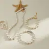 Collar de Perlas Barrocas Otoño e Invierno Colgante para Mujer Cadena de Suéter Lujo Ligero Gama Alta Clavícula Listo para Enviar Mayorista de Perlas