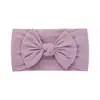 Diadema Elástica de Nylon Tejida a Mano de Color Sólido con Lazo de Ala Ancha para Niños, Amazon Europeo y Americano Transfronterizo, Accesorios para el Cabello Infantil 228
