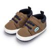 Sapatos de Caminhada para Bebê Projetados para 0-1 Ano de Idade, Sapatos de Bebê de Primavera e Outono com Cadarços, Sola de Tecido Macio, Sapatos de Lona Antiderrapantes, Resistentes ao Desgaste para Bebês e Crianças Pequenas