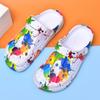 Zapatos de Cueva con Transferencia de Calor para Mujer EVA Nuevo Graffiti Calle Hip Hop Zapatos de Jardín Moda Europea y Americana Sandalias de Playa