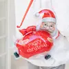 Caja de horneado con globos de Navidad bolsa de galletas bote de arroz glutinoso bolsa de caramelos crujiente de copo de nieve bolsa de turrón
