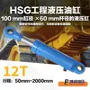 Cilindro Hidráulico de 12 Toneladas con Orejas Simples o Dobles Opcionales, Adecuado para Elevadores y Grúas, en Stock, Directo del Fabricante Hidráulico, de Alta Resistencia