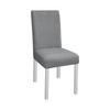 Funda para Silla de Comedor de Chenilla de Color Sólido Transfronteriza para el Hogar, Cubre Asiento a Prueba de Polvo, Respaldo Todo en Uno Elástico, Funda Protectora para Taburete