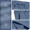 Sitio Web Independiente Transfronterizo Estilo Europeo y Americano Holgados Casuales de Algodón y Lino para Hombre Color Sólido Verano Transpirables de Secado Rápido Bermudas Casuales de Playa