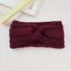 Diadema de punto cruzada retro transfronteriza, diadema ancha para lavarse la cara, accesorio para la cabeza versátil y rejuvenecedor, diadema de punto estilo europeo y americano