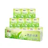 Xinxiangyin C1712 Papel de Lenço Tea Language Pacote Pequeno Lenço Facial 4 Folhas 12 Pacotes