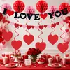 TE AMO Pancarta de Letras Negras Día de San Valentín Propuesta Boda Habitación Aniversario Fiesta de Pareja Decoración de Fondo