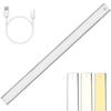 Luz Nocturna Luminosa Deportiva, Luz Recargable para Gabinete, Succión Magnética, Sin Cableado, Luz de Noche para Dormitorio, Luz con Sensor para Pasillo, Recargable
