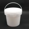 Cubo de plástico transparente blanco de polipropileno para alimentos, 3 litros, portátil, color blanco lechoso, pequeño, directo de fábrica