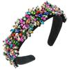 Faixa de cabelo Heming moda barroca indústria pesada cheia de diamantes flor tiara temperamento feminino Joker acessórios de cabelo de alto senso atacado
