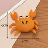 Em Estoque Caranguejo e Lagosta Desenho Animado Fofo Acessórios DIY para Roupas Infantis, Decorações para Sapatos e Meias, Pingentes para Bolsas, Peças Decorativas, Broches de Tecido