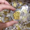 Adesivos de Celular Personalizados de Ouro Puro 999, Adesivos Princesa Fique Rica, Folhas de Ouro da Prosperidade, Cartões de Ouro do Tesouro, Direto da Fábrica