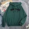 Jaqueta Moletom Casual com Capuz de Comprimento Médio com Estampa de Letras Estilo Retrô Americano Blusa Solta Versátil de Manga Longa Feminina Outono