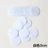 Peças redondas de TNT espesso de cor mista para acessórios de cabelo feitos à mão, acolchoamento para presilhas de cabelo, material de TNT para DIY em jardim de infância