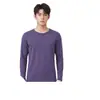 Conjunto de roupa íntima térmica masculina, veludo alemão, top e calça aquecedores de outono, gola redonda, leve, roupas quentes justas para outono e inverno, atacado