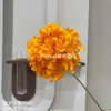 Hortensia Artificial Tallo Único Hortensia Grande Flor Piruleta Arreglo de Pared Camino de Flores Guía Salón de Bodas Materiales Florales Venta al por Mayor de Flores Transfronterizo