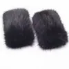 Mangas de Piel Sintética de Zorro, Nuevos Puños de Piel para Parka de Otoño e Invierno, Puños Cálidos Desmontables