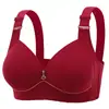 Ropa Interior Femenina Transfronteriza Nueva Talla Grande Sin Aros Cómoda Transpirable Que Retrae el Pecho Copa Fina Brillante Para Grasa mm Sujetador
