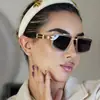 Gafas Kedun Doble Puente Metal Retro Gafas de Sol Punk de Gama Alta Gafas de Sol Versátiles de Moda para Fotografía Callejera