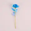 Regalo de San Valentín transfronterizo: rosa de pan de oro, flor eterna, caja de regalo para el Festival Qixi, ramo, producto terminado con un toque de alta gama