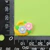 Cesta de flores portátil accesorios de resina brillantes pegamento de crema funda de teléfono móvil diy accesorios para el cabello pegatina de refrigerador decoración de coche material para zapatos de agujero