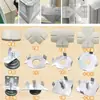 45 Modelos Divisor de Pantalla Estación de Trabajo Piezas Patas de Mesa Escritorio de Oficina para Computadora Tira de Sellado de Aleación de Aluminio Placa de Cubierta Conector de Fijación Hebilla
