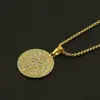 Suprimento de e-commerce Colar de joias tendência masculina hip-hop pingente de cruz de diamante pingente pingente uma geração de cabelo