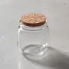 Botella de vidrio con tapón de corcho, botella de aromaterapia, botella portavelas, botella de la suerte, botella de deseos, botella casera para yogur y pudín, botella para té de flores y condimentos