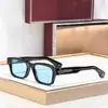 Gafas de Sol Cuadradas de Lujo Hechas a Mano Kirwin Jmm Moda Transfronteriza Esmeralda para Hombres y Mujeres Gafas de Sol de Moda Top
