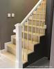 Novo moderno simples escada poste guardrail aço carbono corrimão escada interior corrimão villa varanda guardrail post
