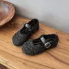 Nuevas Sandalias Infantiles 2026 Primavera/Verano Estilo Coreano Zapatos Mary Jane de Moda, Sandalias, Mocasines, Zapatos de Princesa