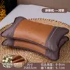 Almohada de cáscara de trigo sarraceno entera de verano, Núcleo de almohada de ratán de hielo de verano, Protección cervical para adultos, Almohada especial de bambú para dormir, Cabeza entera dura para hombres